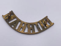 Original Brass Shoulder Title, Durham