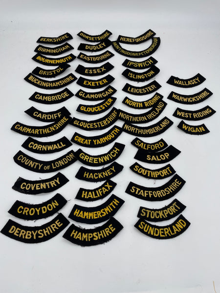 Divisional Cloth Area Breast Pocket Titles