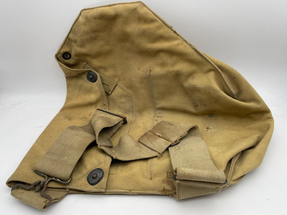 【Deadstock】40s us army ww2 コットン　防寒マスク Original World War Two American Army Service Gas Mask Bag