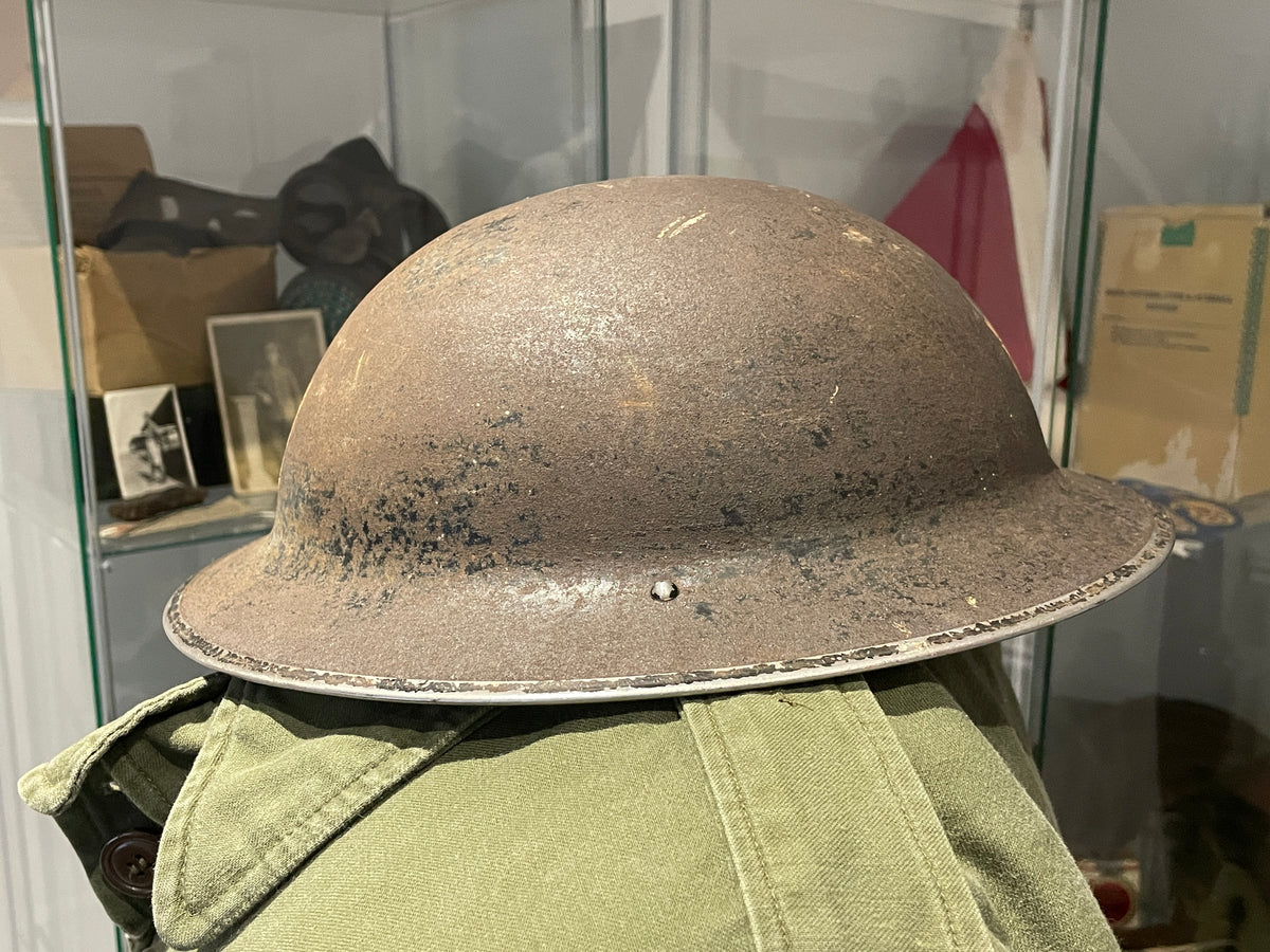 Original World War Two Brodie Helmet Type II ARP Warden