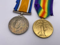 Original World War One Medal Pair, Pte Newman, Army Ordnance Corps