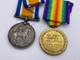 Original World War One Medal Pair, Pte Spaven, Army Ordnance Corps