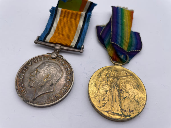 Original World War One Medal Pair, Pte Waldon, Army Service Corps