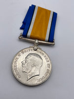 Original World War One British War Medal, Pte Brown, Liverpool Regiment
