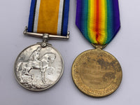Original World War One Medal Pair, Gnr Scott, Royal Artillery