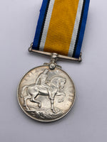 Original World War One British War Medal, Pte Johnson, West Yorkshire Regiment