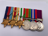 Original World War Two Medal Grouping and LSGC, Sergeant D. Hanley, Wounded, Royal Army Pay Corps