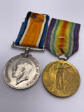 Original World War One Medal Pair, Spr Scurfield, Royal Engineers