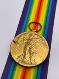 Original World War One Victory Medal, Pte. Evans, Monmouthshire Regiment