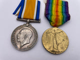 Original World War One Medal Pair, Dvr Hoy, Royal Artillery