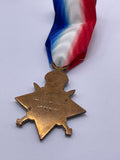 Original World War One 1914/15 Star, Pte Bury, Manchester Regiment