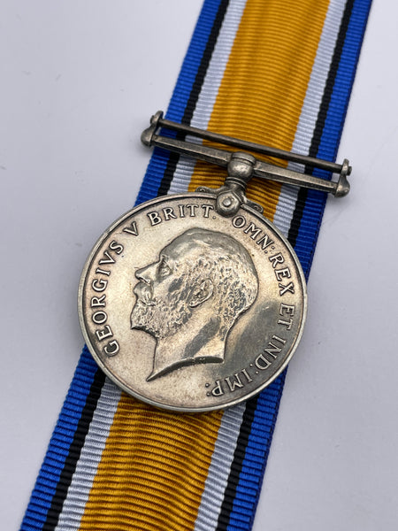 Original World War One British War Medal, Pte Thirlwell, Northumberland Fusiliers