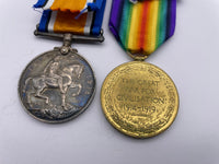 Original World War One Medal Pair, Gnr Robinson, Royal Artillery