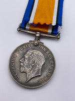 Original World War One British War Medal, Pte Jackson, South Lancashire Regiment