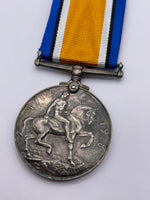 Original World War One British War Medal, Pte Jackson, South Lancashire Regiment