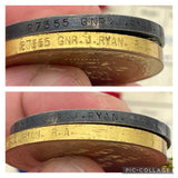 Original World War One Mons Star Trio, Gnr Ryan, Royal Garrison Artillery