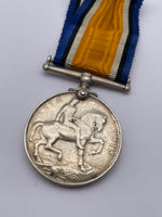 Original World War One British War Medal, Bampton, Royal Navy