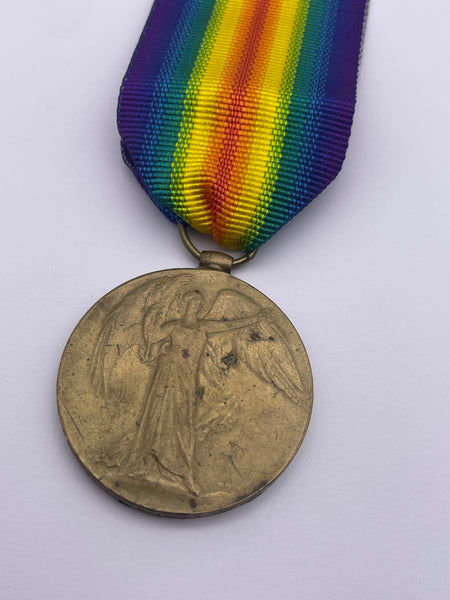 Original World War One Victory Medal, Pte Bridges, Devonshire Regiment