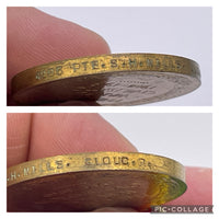 Original World War One Victory Medal, Pte Mills, Gloucestershire Regiment, Died of Wounds