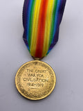 Original World War One Victory Medal, Pte Mills, Gloucestershire Regiment, Died of Wounds