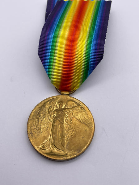 Original World War One Victory Medal, Pte Mills, Gloucestershire Regiment, Died of Wounds