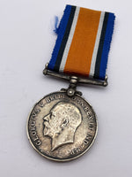 Original World War One British War Medal, Pte Brannan, South Lancashire Regiment