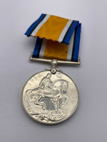 Original World War One British War Medal, Pte Greenhaw, Manchester Regiment