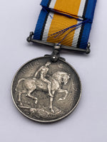Original World War One British War Medal, Pte Dickinson, West Yorkshire Regiment