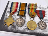 Original World War One Trio, Imperial Service Medal, O'Connell, Royal Navy