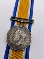 Original World War One British War Medal, Pte Brooke, West Yorkshire Regiment