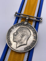 Original World War One British War Medal, Pte Hinchcliffe, Kings Own Yorkshire Light Infantry