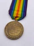 Original World War One Victory Medal, Pte. E.T. Davies. Royal Welsh Fusiliers