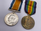 Original World War One Medal Pair, Dvr Rodgers, Royal Artillery