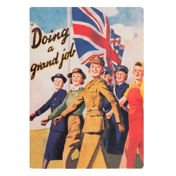 Doing a Grand Job Metal Sign, 150 x 200mm