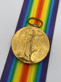 Original World War One Victory Medal, Pte Tinkler, Middlesex Regiment