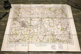 Original War Office Map, Second War Revision 1940, Burton and Walsall