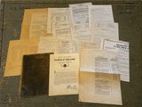 Original World War Two Paperwork Group, 8th Air Force, 401st Bomb Group
