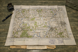 Original War Office Map, Second War Revision 1940, Gloucester and Forest of Dean