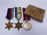 Original World War Two Medal Grouping, Mr. Hickson, Atlantic Star with France and Germany Clasp