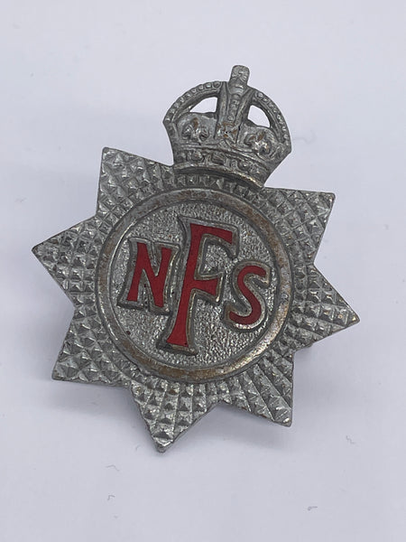 Original National Fire Service Cap Badge