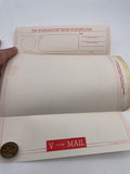 Original World War Two American V-Mail Form, Unused