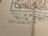 Original War Office Map, Second War Revision 1940, Berwick upon Tweed