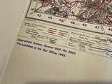 Original War Office Map, Second War Revision 1940, Burton and Walsall