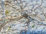 Original War Office Map, Second War Revision 1940, Bury St Edmunds and Sudbury