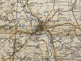 Original War Office Map, Second War Revision 1940, Bury St Edmunds and Sudbury