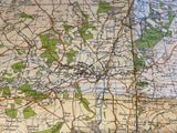 Original War Office Map, Second War Revision 1940, Wimbourne and Ringwood