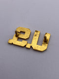Original American Officer's U.S. Collar Dog, Early War