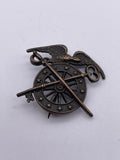 Original World War One Era, Officer's Collar Brass, Quartermaster