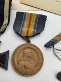 Original World War One American Medal Grouping, Incl. Victory Medal, Five Clasps, 28th Infantry Division