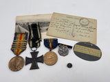 Original World War One American Medal Grouping, Incl. Victory Medal, Five Clasps, 28th Infantry Division